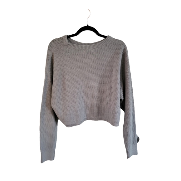 Abount short waisted knit sweater. - Picture 2 of 4